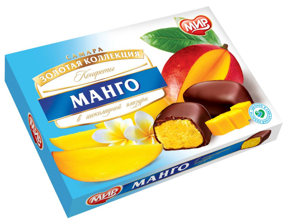  КФ МИР Манго-Кокос в шоколадной глазури 160г  в Кольчугине