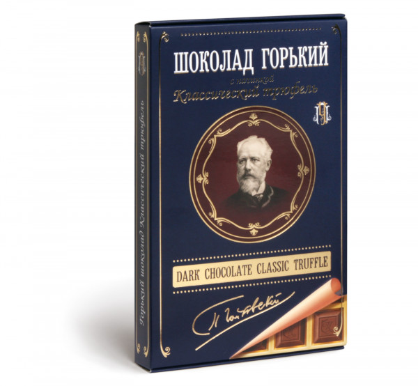 №1 Фабрика Томер  Горький шоколад ТРЮФЕЛЬ классический (Чайковский), 112г в Кольчугине