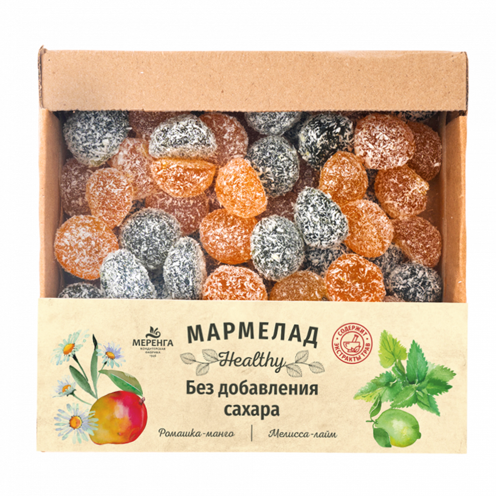  Меренга Мармелад в кокосовой обсыпке Ромашка+Мелисса , 800г     в Кольчугине