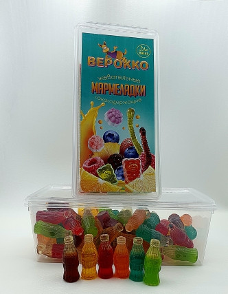  Жевательный мармелад Бутылочки, 250г      в Кольчугине